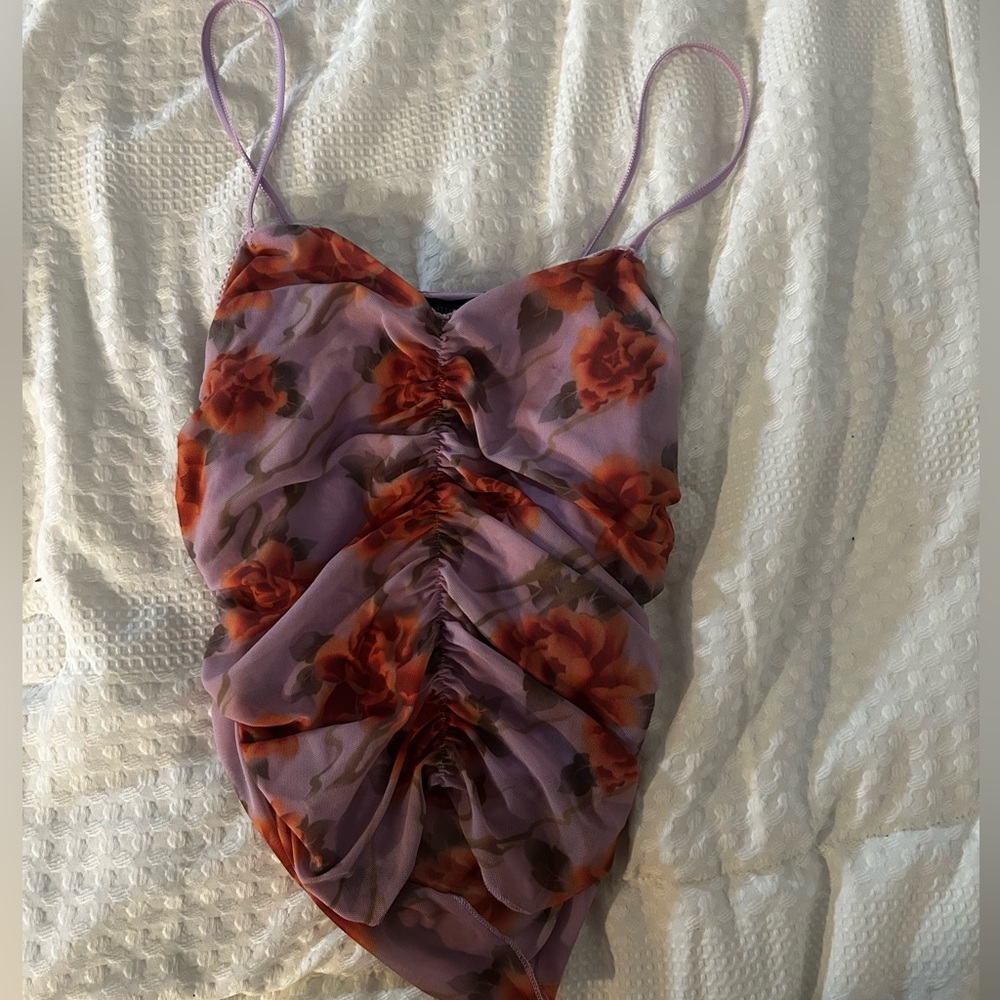 Urban Outfitters Purple Floral tank top
